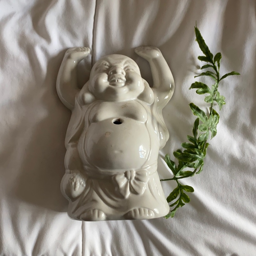 ceramic buddha planter